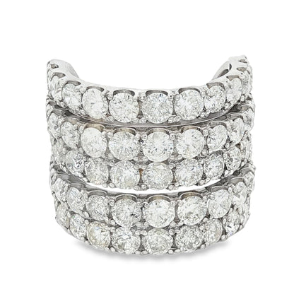 K18ホワイトゴールド ダイヤモンド リング