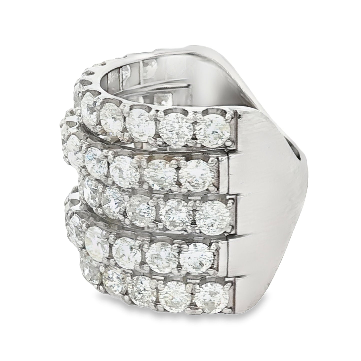 K18ホワイトゴールド ダイヤモンド リング