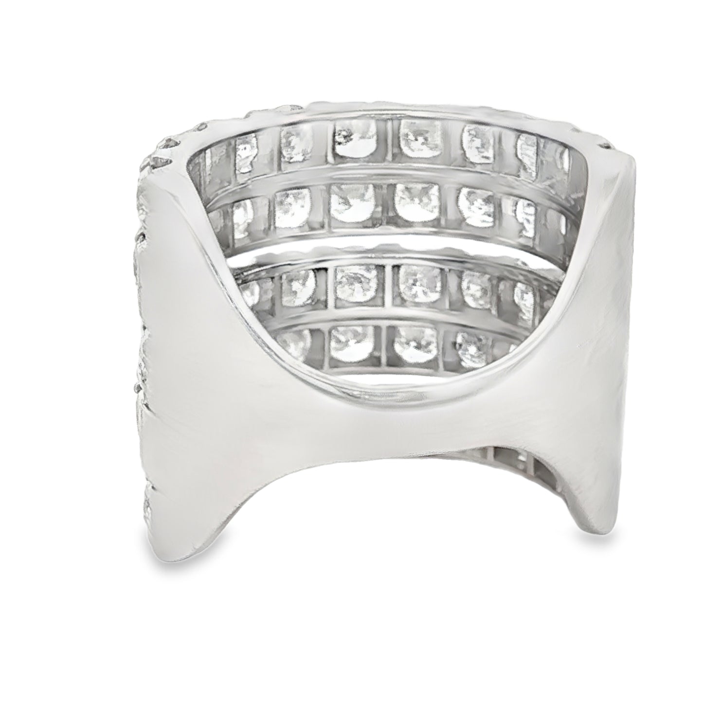 K18ホワイトゴールド ダイヤモンド リング