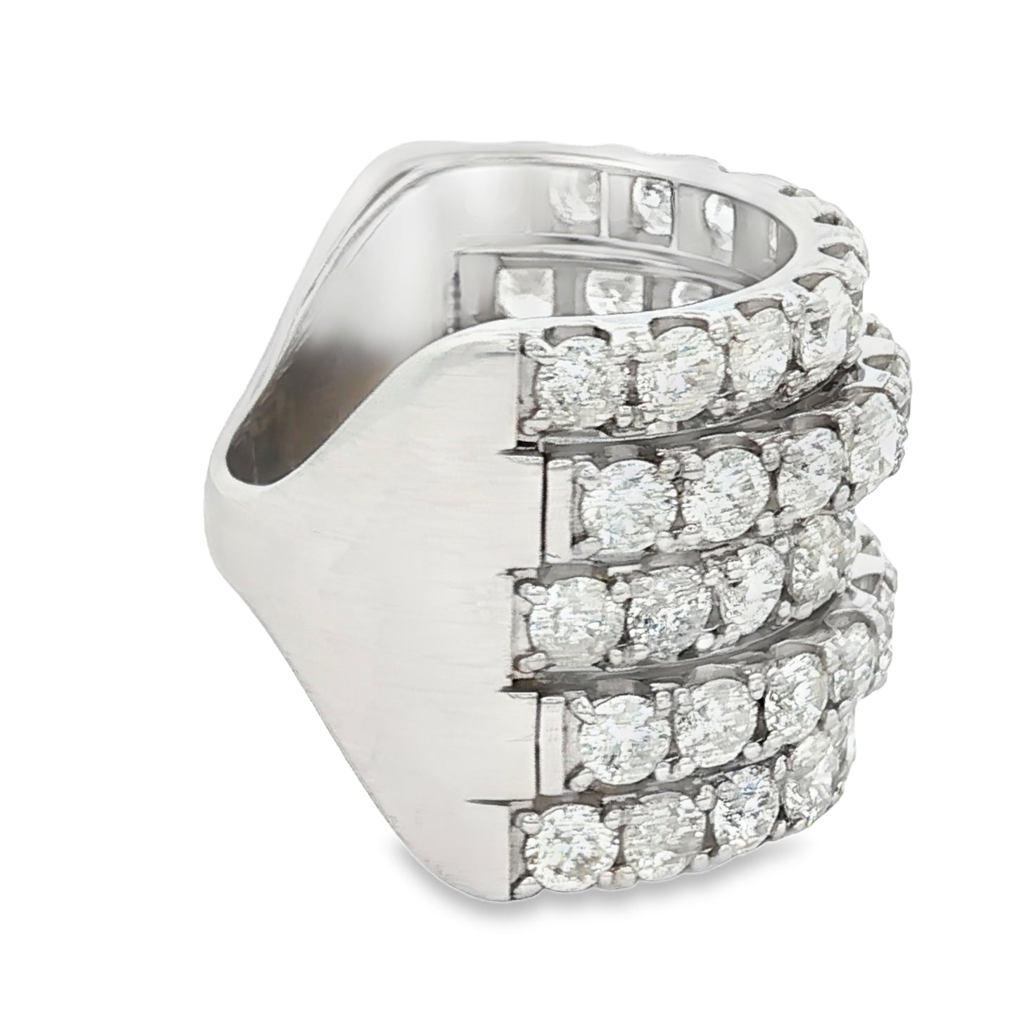 K18ホワイトゴールド ダイヤモンド リング